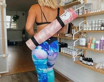 pornhint Pornhint PINK SKY: Highwaist  Leggings, Artistic Yoga store, sportswear Non-seethrough, Breathable, Anti-bacteria & Stretchy