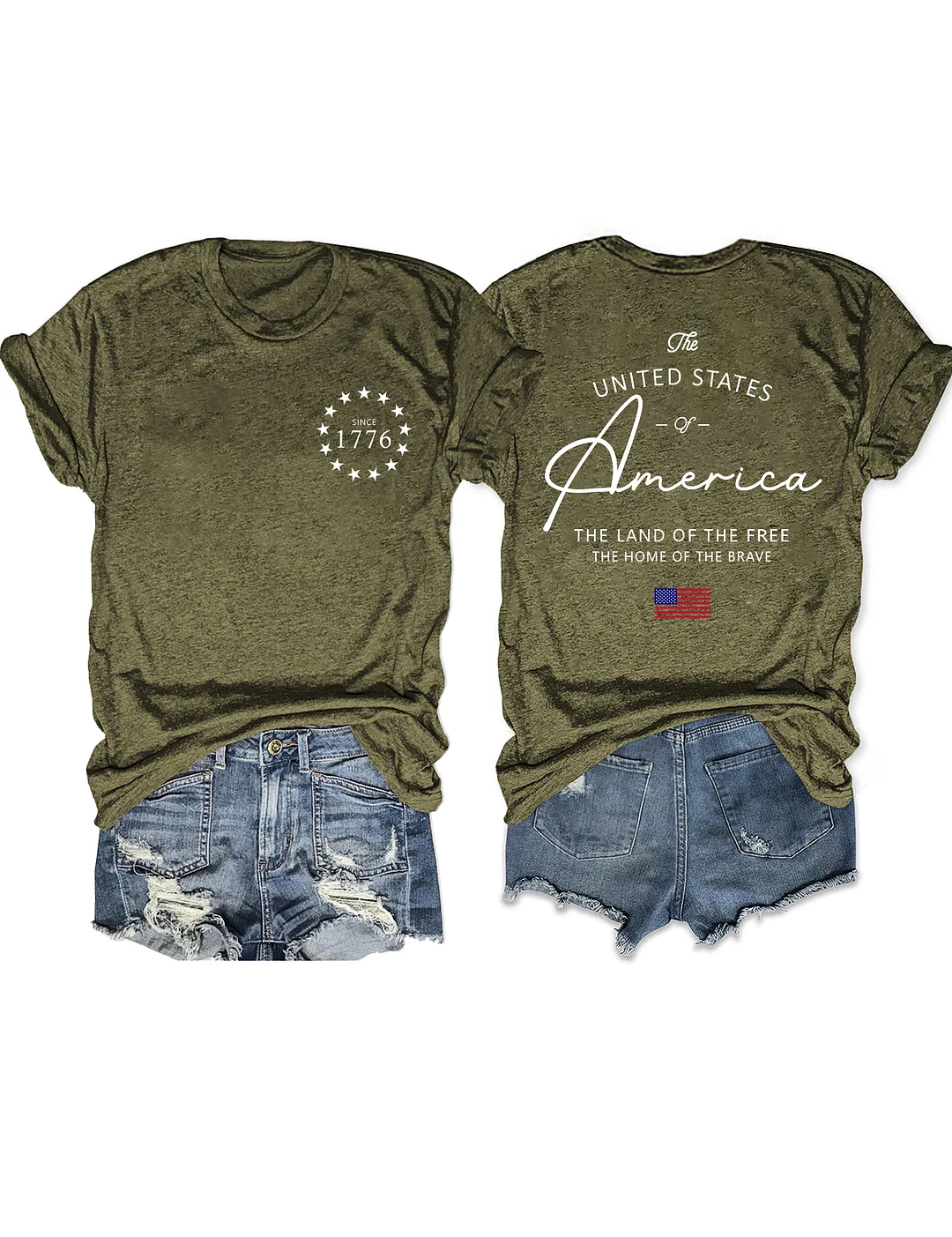 Land Of The Free 4th of July T-shirt