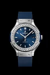 HUBLOT Classic Fusion Titanium Blue Diamonds 38mm 565.NX.7170.RX.1204