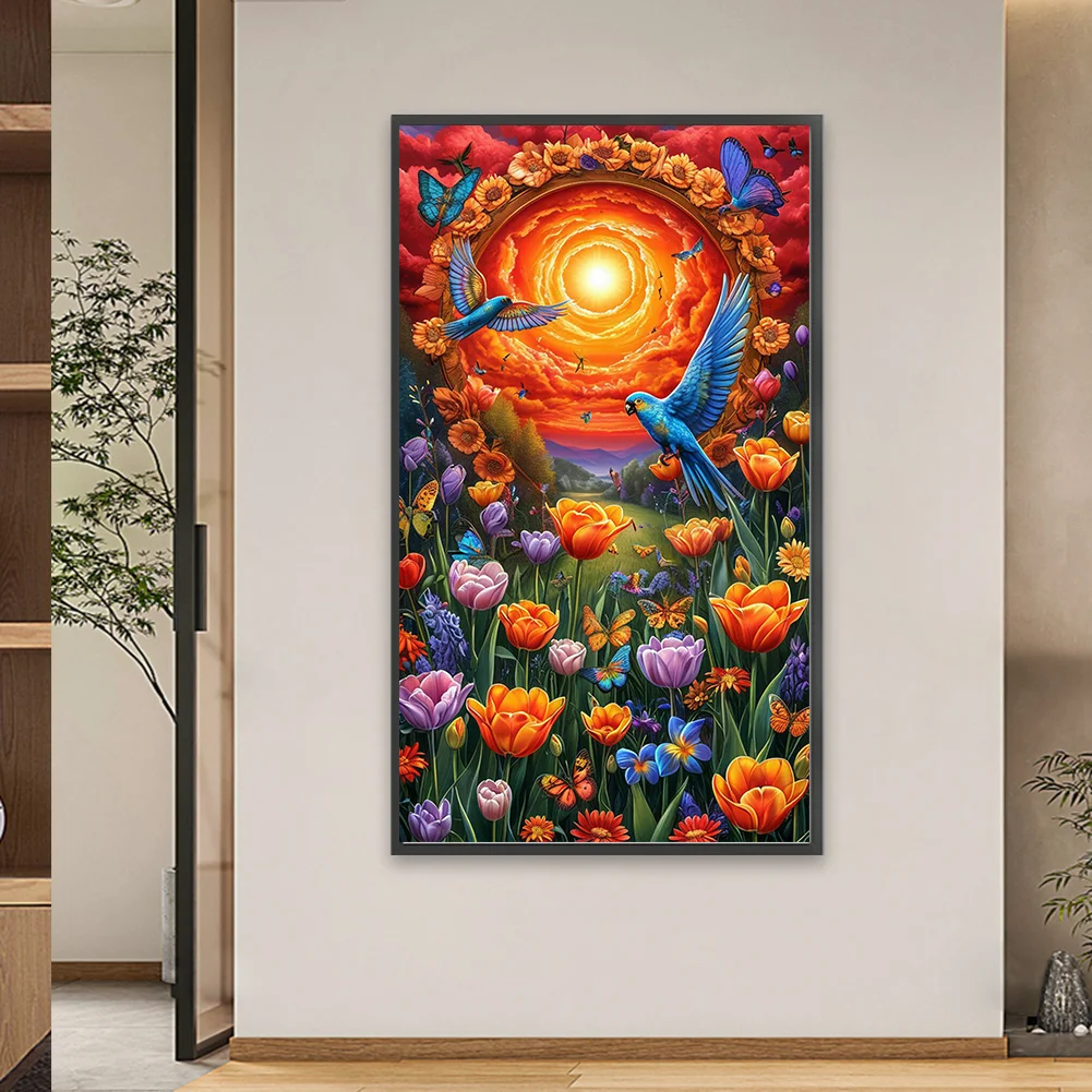 Diamond Painting - Full Round Drill - Bird(Canvas|40*70cm)
