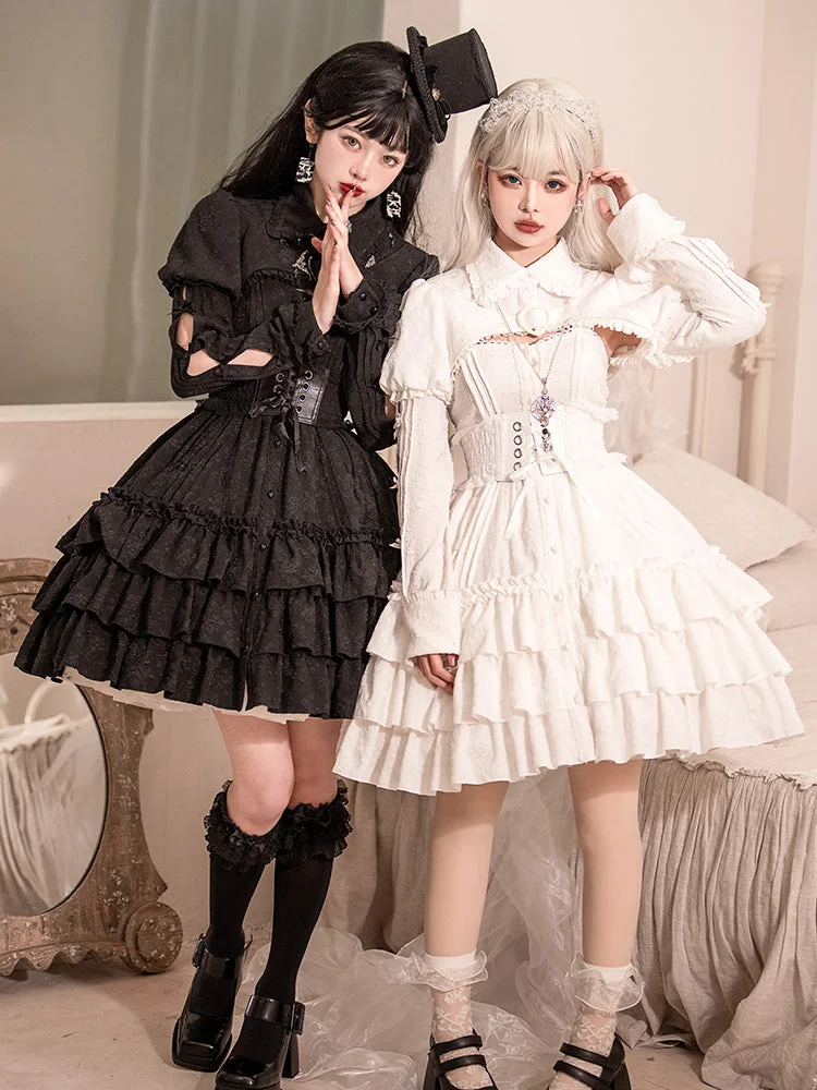 Rose Garden Gothic Lolita Dress/Waistcoat SP17563
