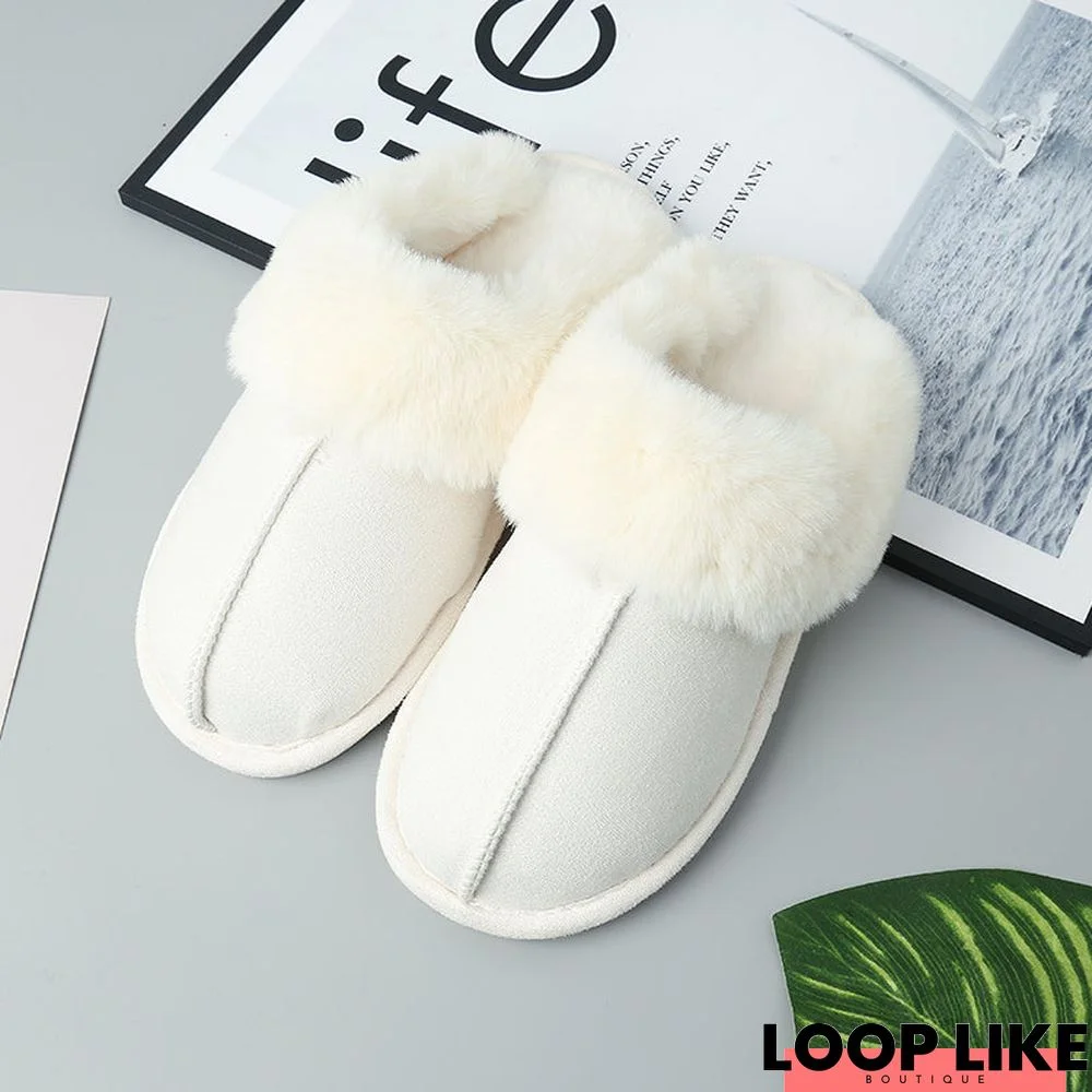 Kiss Goodbye Faux Suede Slippers