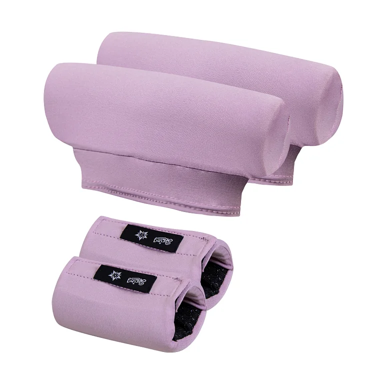 Underarm Crutch's Pad and Hand Grip Covers Universal Forearm Handle Padded Cushion Sets Accessories for Crutches (light purple)