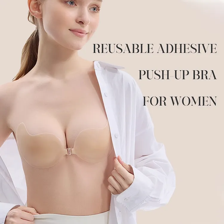 Reggiseno adesivo push-up da donna riutilizzabile