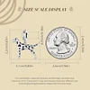Dalmatian Pendant Charm for Bracelet and Necklace 925 Sterling Silver
