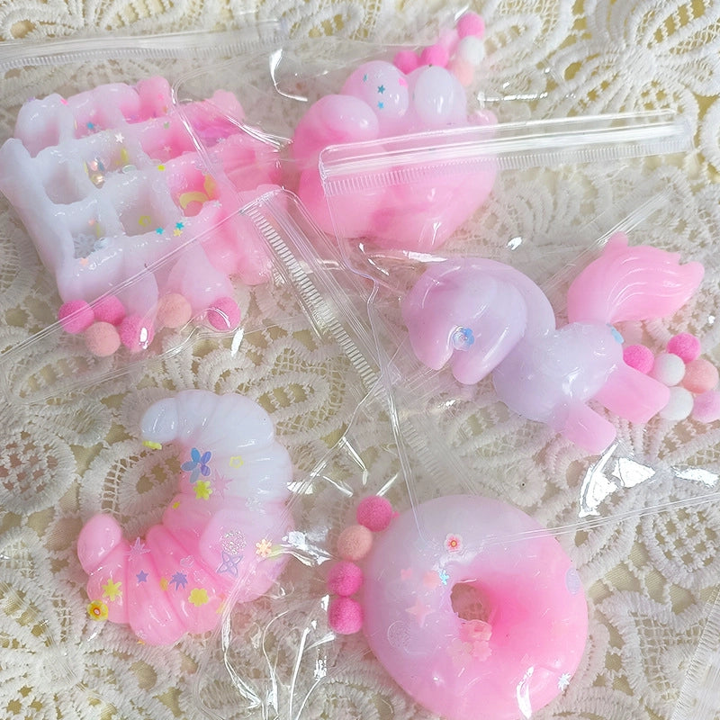 Shake TPR Decompression Pinch Le Little Red Book Cat Claw Decompression Toy Pinch Le Waffle Decompression Toy Blind Bag