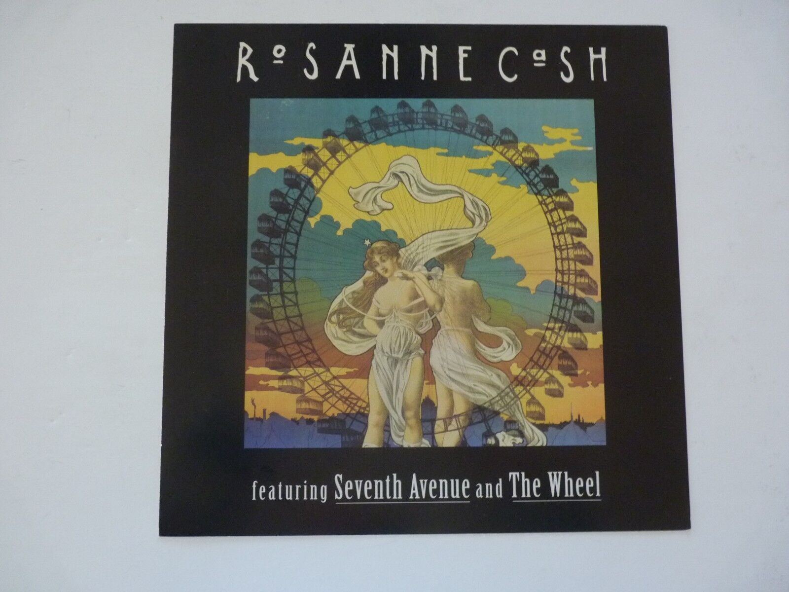 Rosanne Cash The Wheel Promo LP Record Photo Poster painting Flat 12x12 Poster