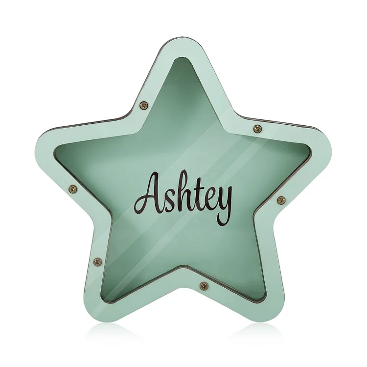 Personalized Star Name Piggy Bank Engrave Name Money Jar Gifts for Kids