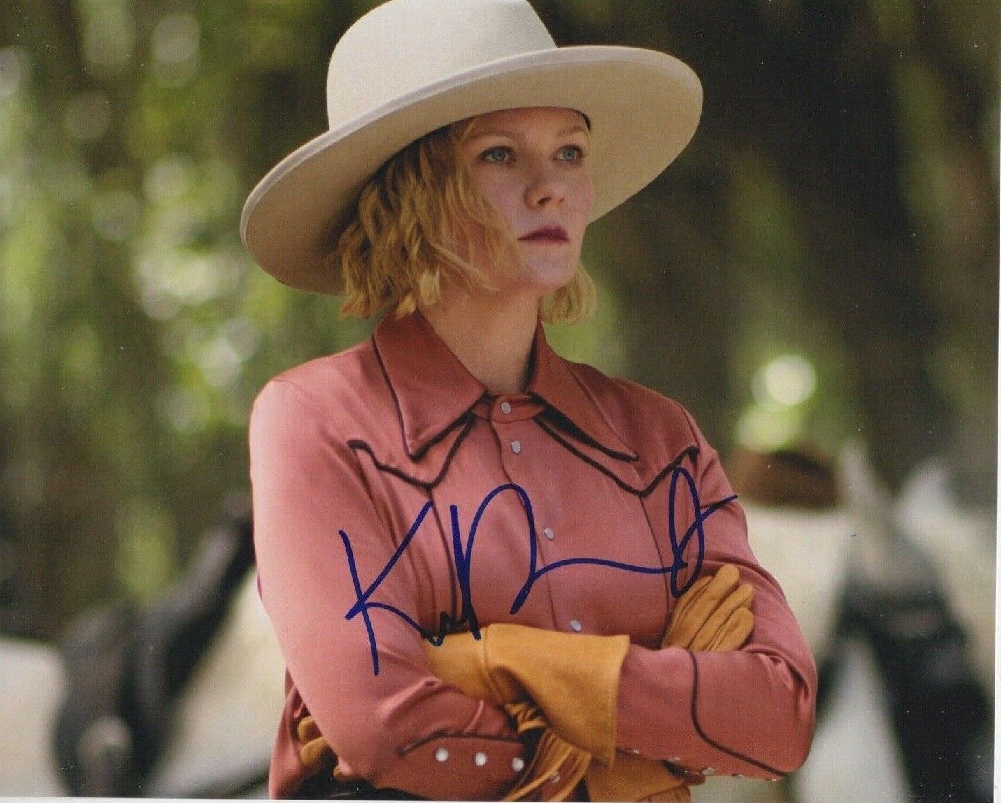 Signed Original Color Photo Poster painting of Kirsten Dunst of The Power of the Dog