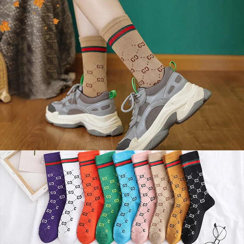 Cotton Zhongtong College Fengchao Socks