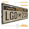Texas - Car License(12*6Inch)