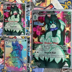 Pornhint Custom Full Art Meowscarada ex! NSFW