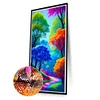Colourful Trees - Round AB Drills Diamond Painting(45x75cm)