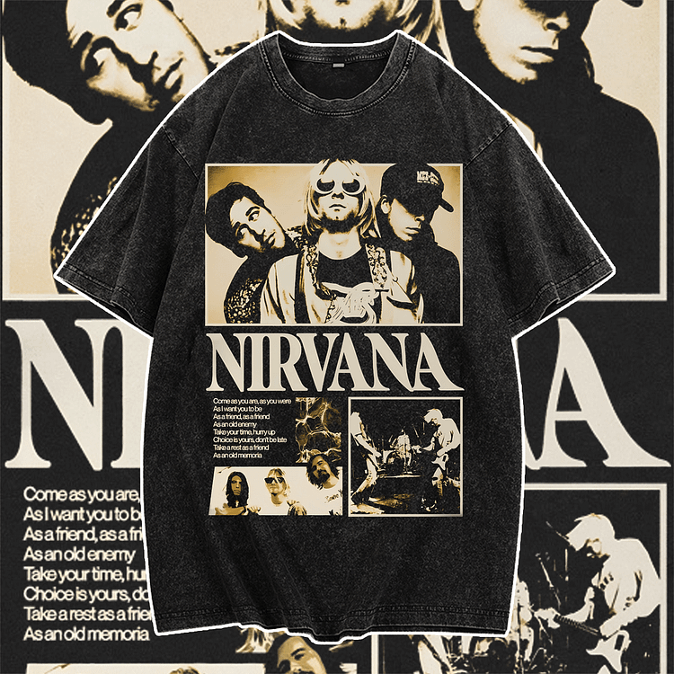 Davidhawaii100% Cotton Casual Retro Rock Band Poster Street Tee - 100% Cotton