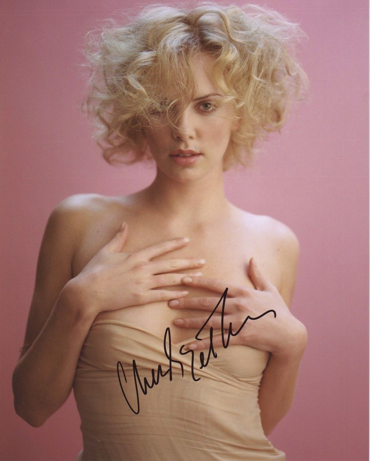 CHARLIZE THERON AUTOGRAPH SIGNED PP Photo Poster painting POSTER