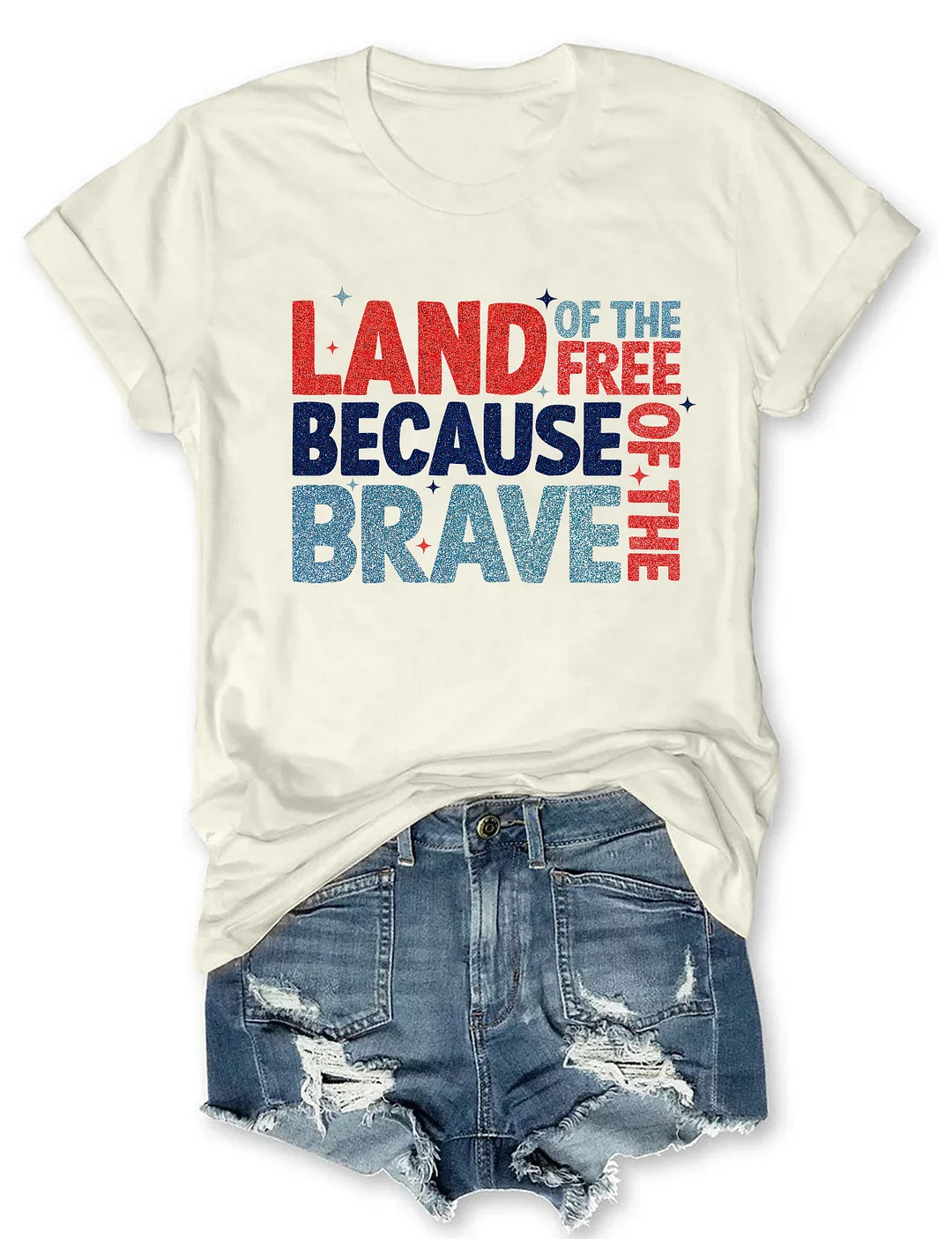 Land Of The Free Because Of The Brave T-shirt