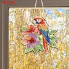 DIY Parrot Acrylic Diamond Painting Hanging Ornaments