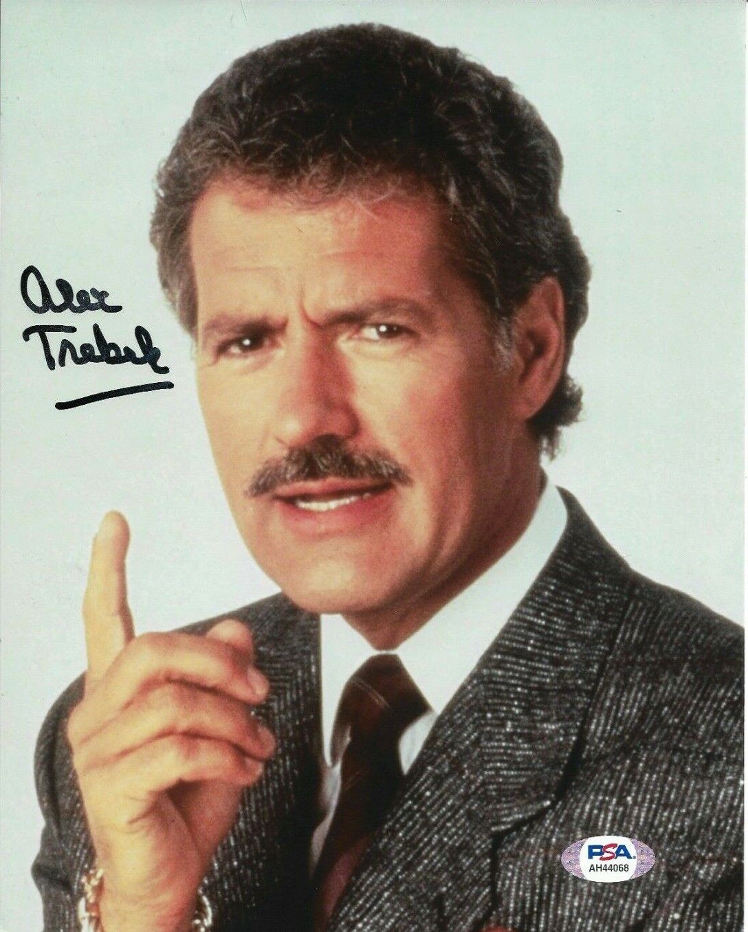 ALEX TREBEK HAND SIGNED AUTOGRAPHED 8X10 Photo Poster painting WITH PSA DNA COA MUST SEE RARE 11