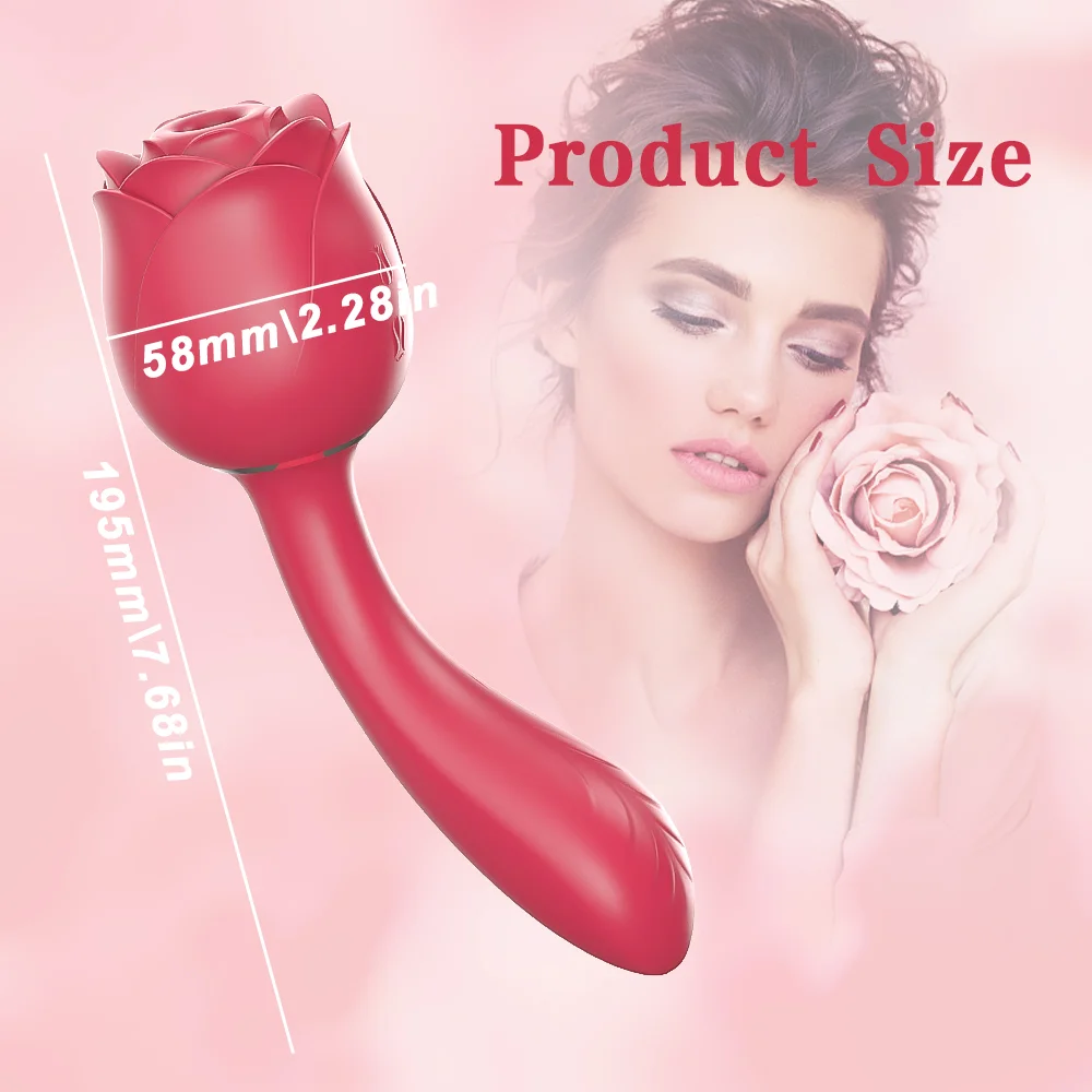 Rose Vibrator With Handle