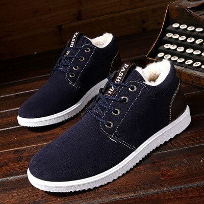 Hot sellingMen'ssports shoes 2020 autumn and winter warm frosted leather sole men's shoes plus size retro casual men's boots men