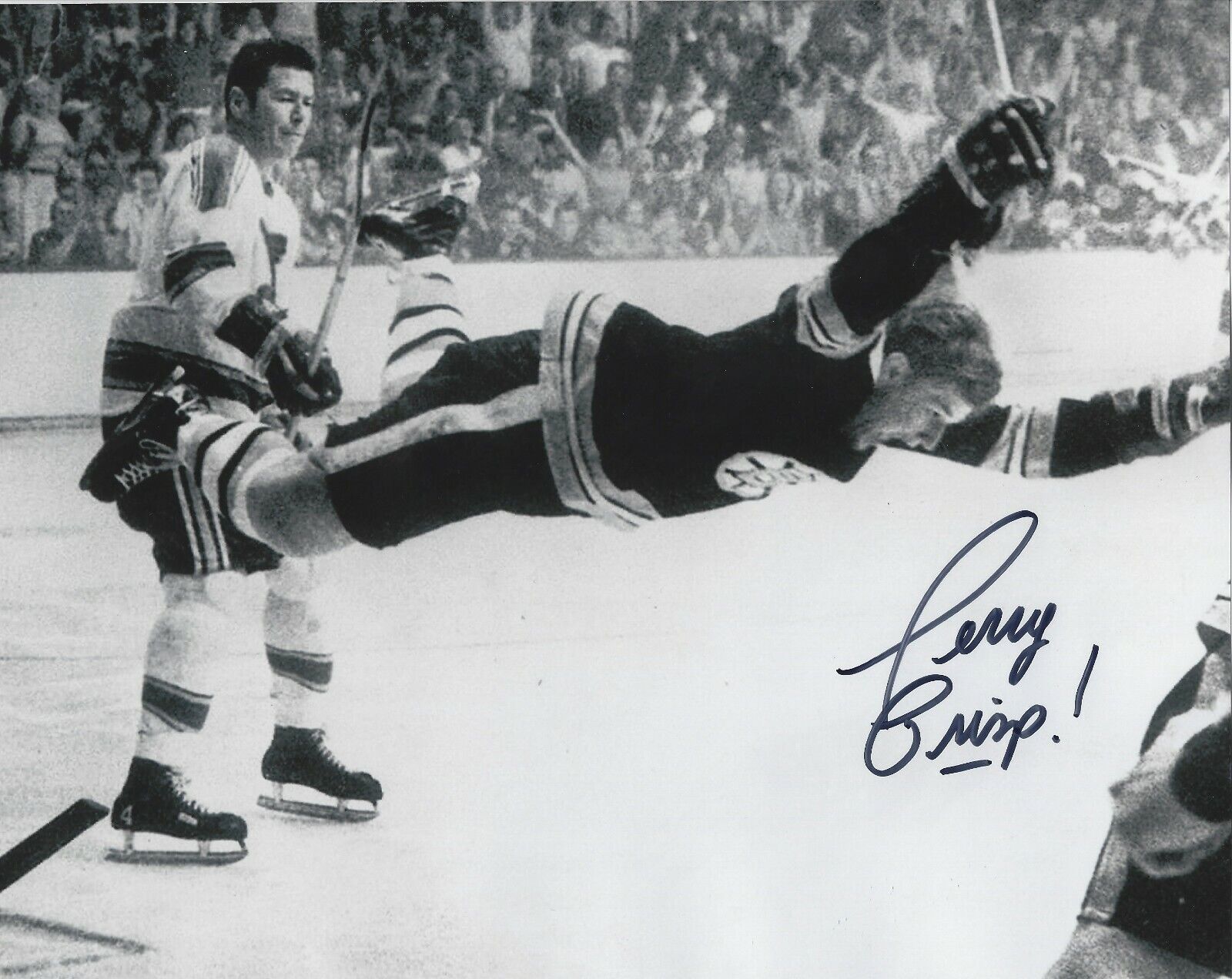 Signed 8x10 TERRY CRISP St. Louis Blues Autographed Photo Poster painting - COA