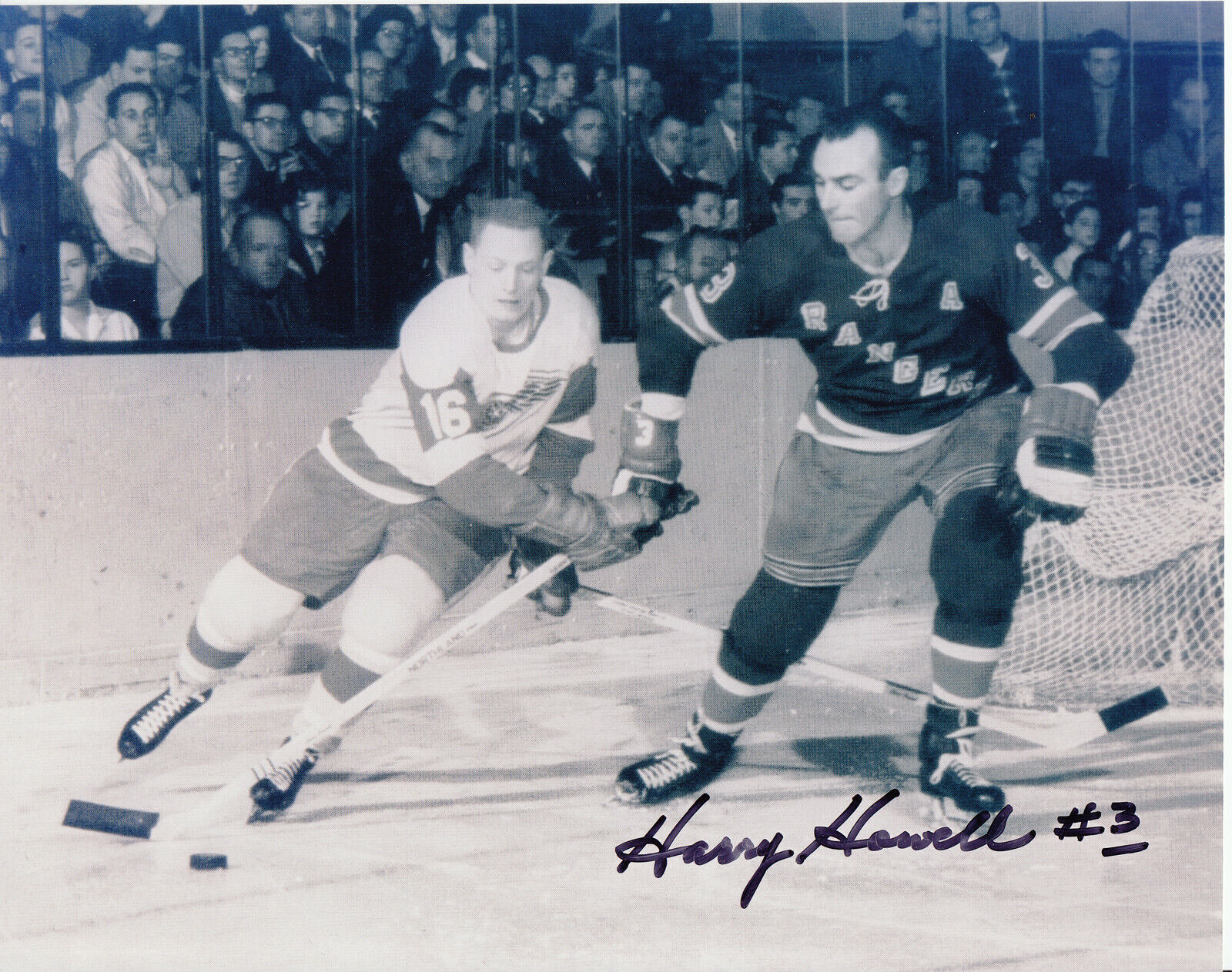 Harry Howell #0 8x10 Signed w/ COA New York Rangers 031719