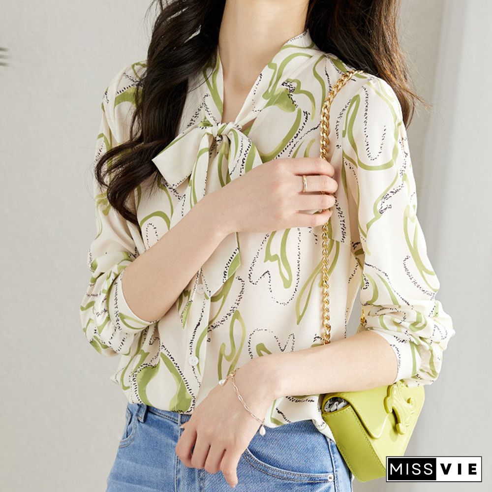 Fashion Floral Print Long Sleeve Casual Shirt