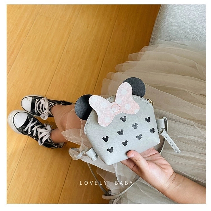 Women’s Small Pu Leather Solid Color Cute Square Zipper Crossbody Bag