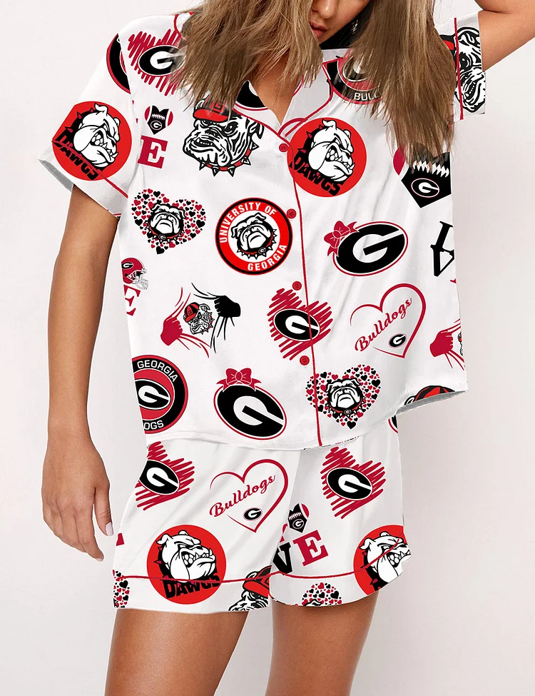 Women's UGA Georgia State Pajama Set