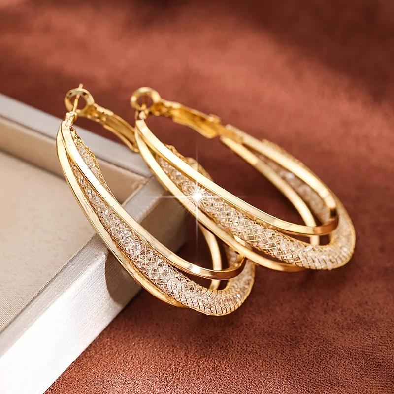  Lymphatic Fashion Oval Earrings, Lymphatic Drainage