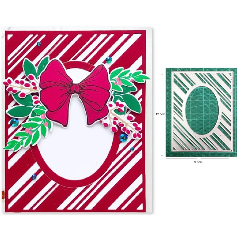 Craft Metal Cutting Dies Cut Die Mold Lace Background Frame Decoration Scrapbooking Dies Knife Mould Blade Punch Stencils Dies