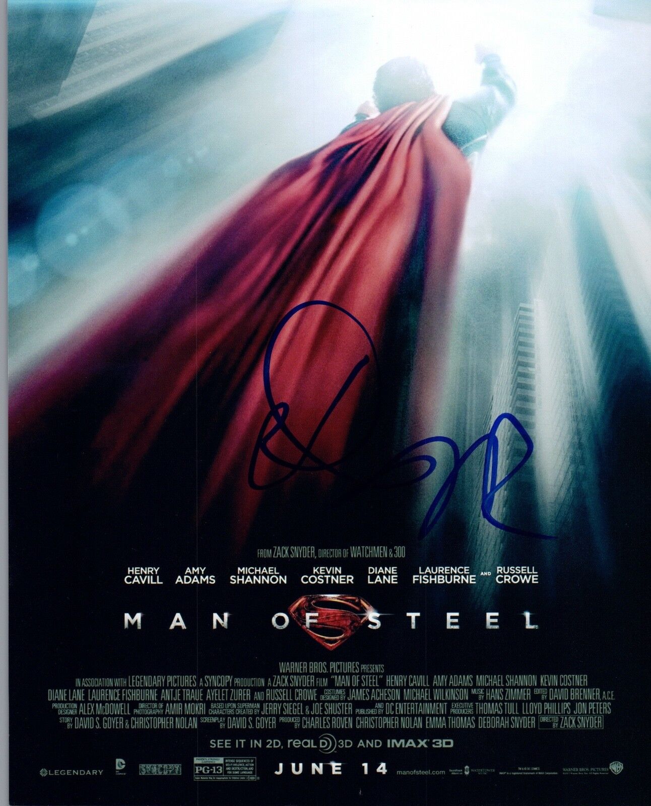 David Goyer Signed Autograph 8x10 Photo Poster painting Man of Steel Batman Vs. Superman COA VD