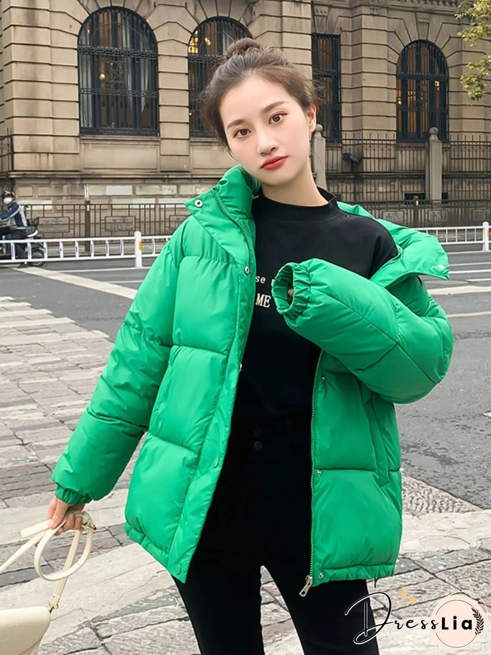 Winter Fashion New Long Sleeve Warm Casual Hooded Cotton Jacket Women's Winter Jacket Women's Winter Down JacketWomen Coat