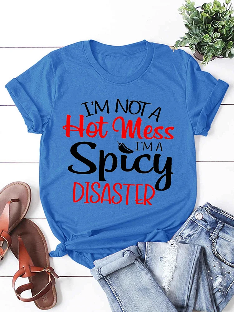 Bestdealfriday I'm Not A Hot Mess Women's T-Shirt