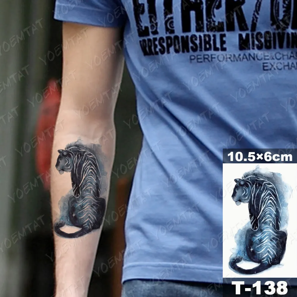 Kids Waterproof Temporary Tattoo Sticker Moon Earth Butterfly Flash Tatto Small Size Child Body Art Fake Tattoos For Women Men