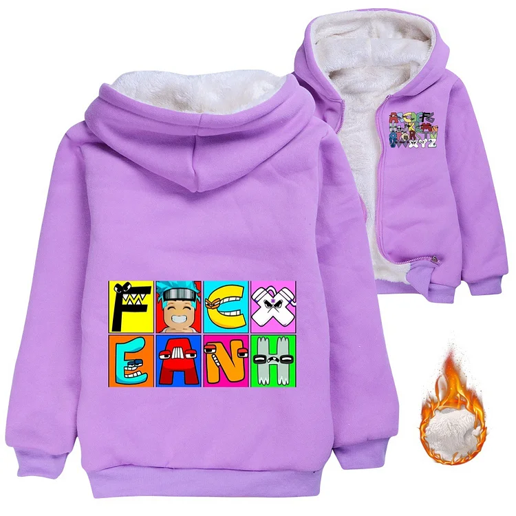 Kids' Cotton Jacket - Alphabet Lore Theme-Mayoulove