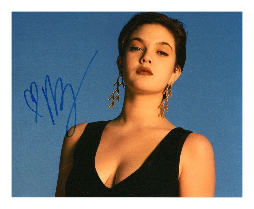 DREW BARRYMORE AUTOGRAPHED SIGNED A4 PP POSTER Photo Poster painting PRINT 4