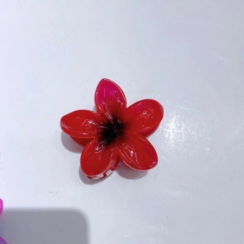 2 Pieces Women’s Sweet Flower Arylic Hair Claws