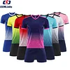 Top Quality Soccer Uniform Set Fully Sublimation Soccer Kit With Custom Design and logo Soccer Jersey Football Wear