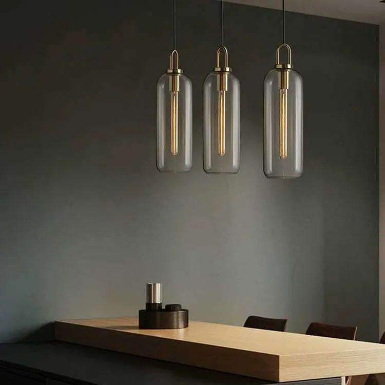 Glass Ball Round Pendant Lamp