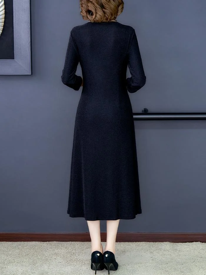 Fashion Leopard Print Long Dress