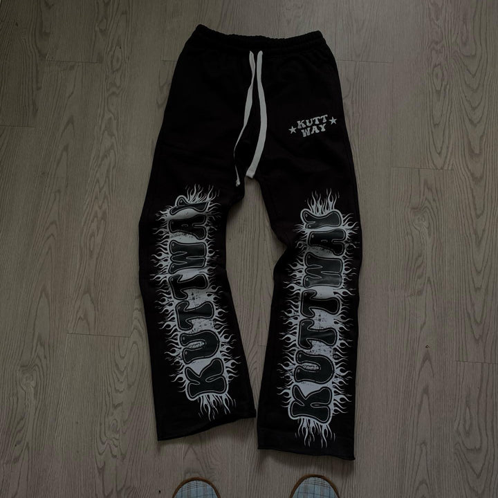 Fashionable Personalized Monogram Pattern Sweatpants