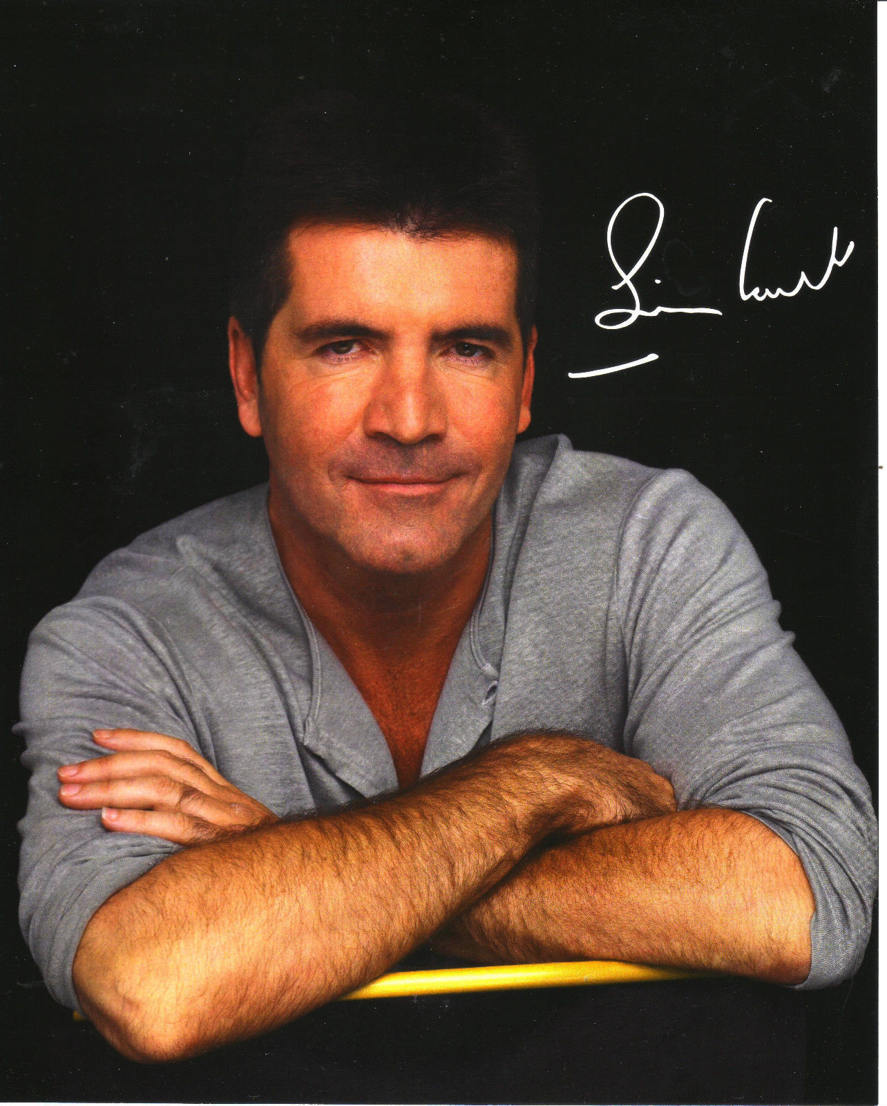 SIMON COWELL AUTOGRAPH SIGNED PP Photo Poster painting POSTER