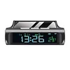 Solar/USB Car Dashboard Clock with Time/Date/Temperature Display Vehicle Electronic Clock for Car Truck Office Home and Outdoor Camping