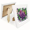 5D DIY Partial Special Shaped Drill Diamond Painting Kit Butterfly Decor With Frame Kit 18x18cm