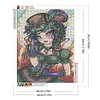 Fille-Ronde drill diamant peinture-40*50cm
