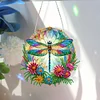 DIY Dragonfly Diamond Painting Acrylic Hanging Pendant