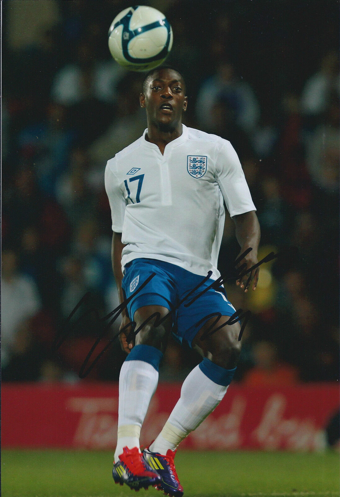 Marvin SORDELL Signed Autograph 12x8 Photo Poster painting AFTAL COA England Football Bolton