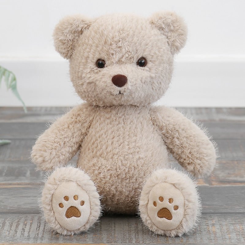 Cute Teddy Bear Plush Toy Soft Stuffed Animal Soothe Doll Christmas Holiday Gifts Home Decor