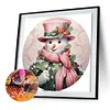 5D DIY Vollrundbohrer Diamantmalerei Weihnachten Schneemann Kit Wohnkultur30x30cm